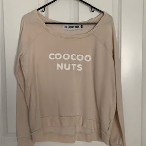 Cream/Tan coconuts crewneck